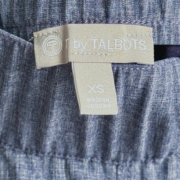 T BY TALBOTS Heather Blue Skort Size XS - Picture 3 of 5